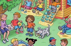 Spot The 6 Hidden Objects In This Playground