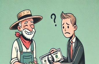 An old farmer was known for being extremely smart and witty.