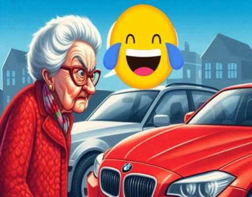 Elsie, an elderly lady, was patiently waiting to park in a spot