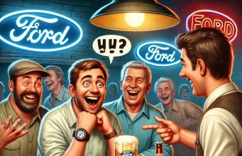 A man walks into a bar and orders a couple of beers