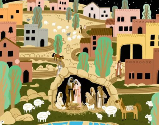 Hidden Picture: Nativity.