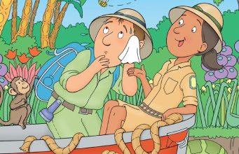 Hidden Picture: Exploring The Jungle.