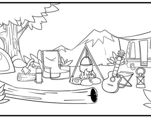 Camping Seek And Find