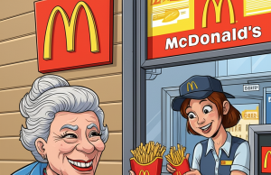 This morning, at 83 years old, I found myself in the McDonald’s drive-through