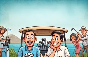 Two men were having an excruciatingly slow round of golf.