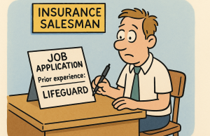 Jonathan Hale applied for a job as an insurance salesman.