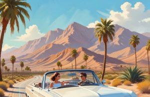 A married couple, traveling from California to New York