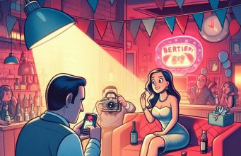 A wife decides to surprise her husband