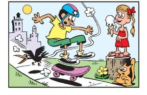 Skateboard: Find 6 Differences