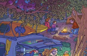 Hidden Picture: Camping.
