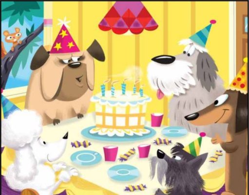 Hidden Picture: Birthday Bash.