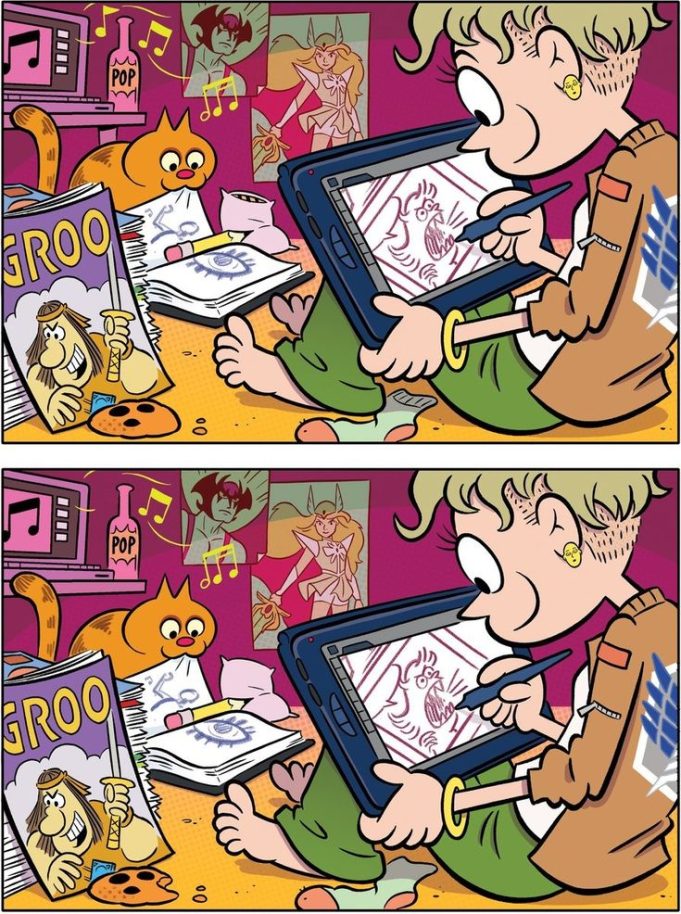 GROO: Find 6 Differences