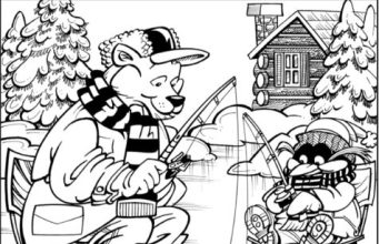 Find Envelope, Mitten, Mallet, Canoe, Spoon, Needle.