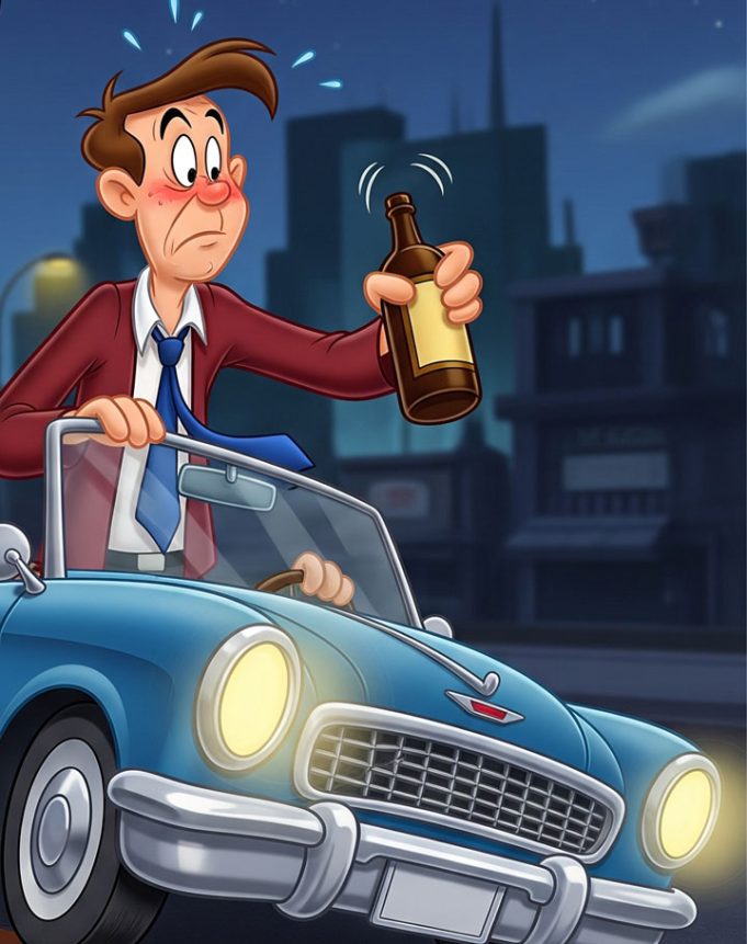 The Policeman had stopped the man