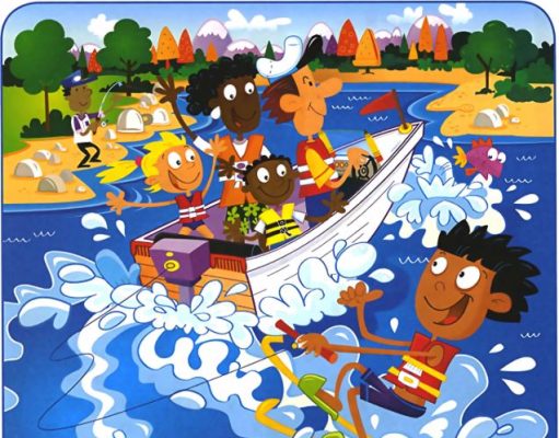 Find Balloon, Mitten, Teacup, Ladle, Carrot, Slice of Pie.