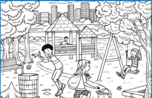 Hidden Picture: Playground.