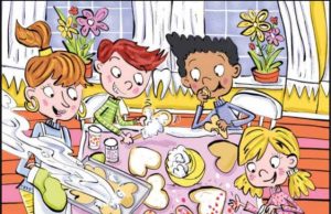 Hidden Picture: Baked with Love.