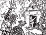 Hidden Picture: A Neighborly Visit.