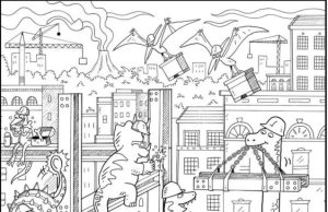 Hidden Picture: Construction Crew.