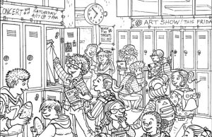 Hidden Picture: School Show.