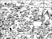 Hidden Picture: Ducky Day.