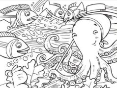 Hidden Picture: Octopus.