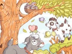 Find Ice Pop, Toothbrush, Crescent Moon, Baseball Bat, Button.