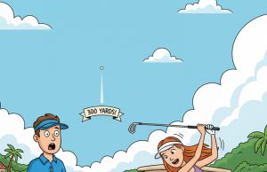 Sam and his wife Rachel were playing golf