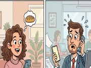 Wife texts her Husband