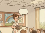 The teacher asked the children