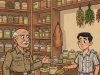 A retired officer goes to a shop