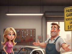 Michelle was a very bad driver.