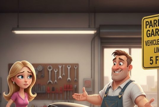 Michelle was a very bad driver.