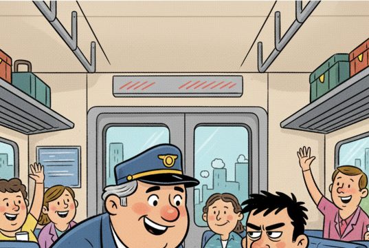 Bob is a favorite conductor among commuters